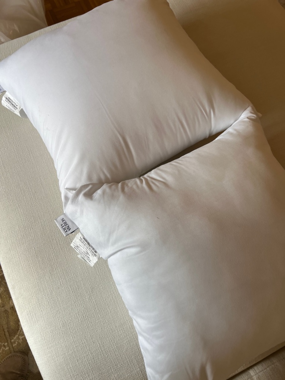 Pair of Serena & Lily 20” Outdoor Pillow Inserts